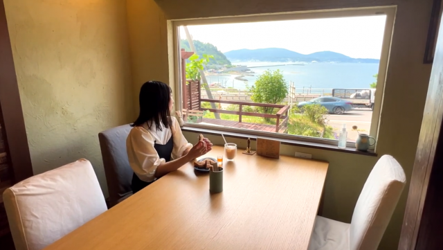 小樽の海が見える絶景カフェ