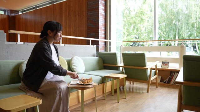 き花の杜にあるカフェ「CAFÉ文欒（ぶんらん）」